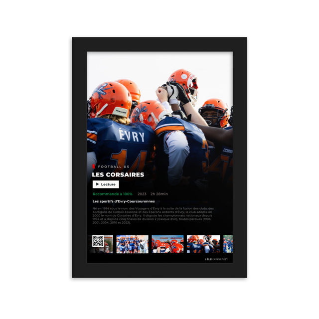 Poster encadré les Corsaires