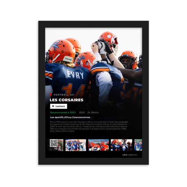 Poster encadré les Corsaires