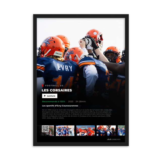 Poster encadré les Corsaires