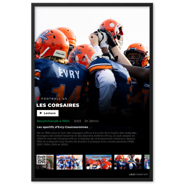 Poster encadré les Corsaires