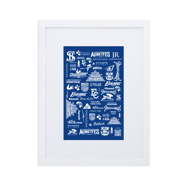 Poster en Papier Mat Encadré