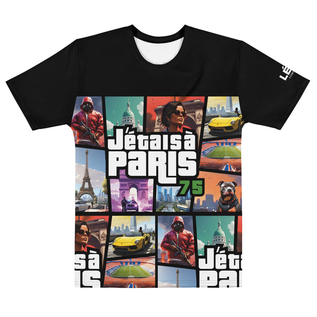 T-Shirt "J'étais Paris" all over